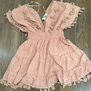 Beach cover up tales rust color